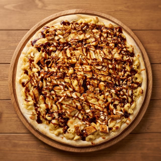 BBQ Chicken Pizza.